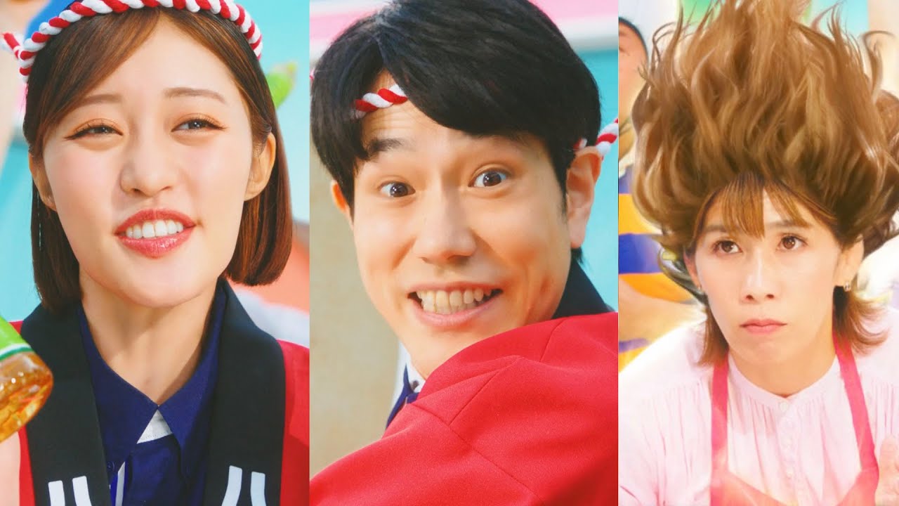 松山ケンイチの和太鼓で吉田沙保里がエネルギー放出！王林はキュートな掛け声／ローソン CM＋インタビュー＋メイキング