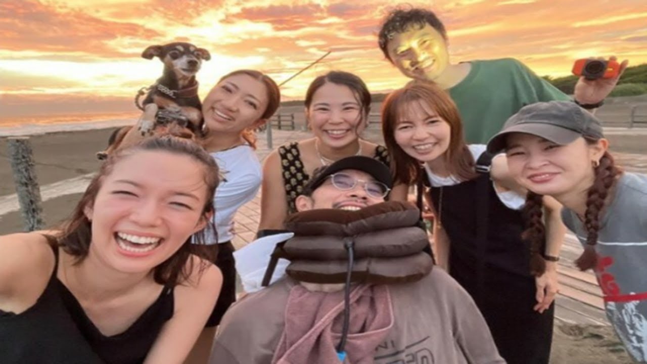 療養中の清原翔、佐藤栞里らと満開スマイル　仲良しショットに反響.Sho Kiyohara.