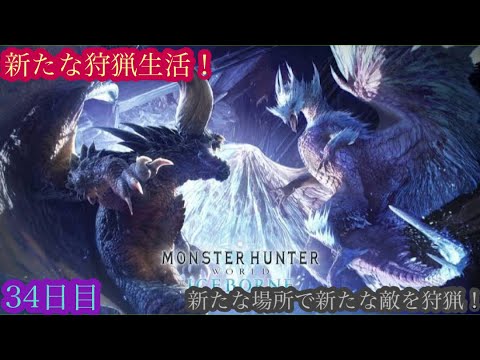 （モンスターハンターワールド アイスボーン/Monster Hunter World ICEBORNE）再び友蔵（竹中直人似）とノリスケが行く新たな狩猟生活34日目！狩りに行こうぜ！初見プレイ！