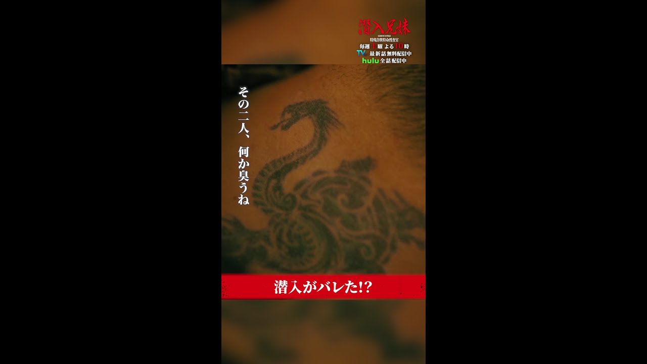 玄武の素顔が明らかに！#潜入兄妹 #第1話 #竜星涼 #八木莉可子 #徳井優 #入山杏奈 #呉城久美 #伊藤あさひ #岡井みおん #フェルナンデス直行 #吹越満 #shorts