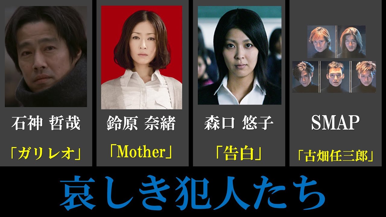 【号泣】邦画史に残る ”哀しき犯人たち” ３５選