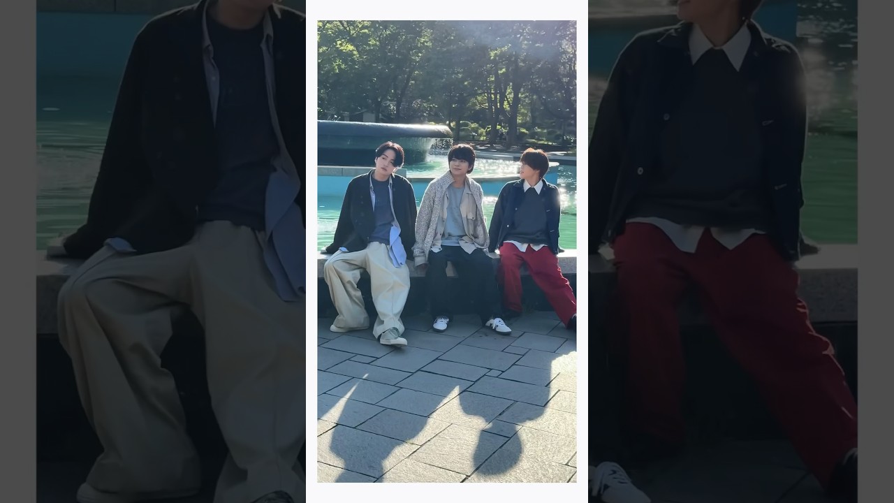 『because』ジャケット写真を撮影中のビハインド📸　NewSingle『because』💿2024.11.20 Release! #timelesz #タイムレス