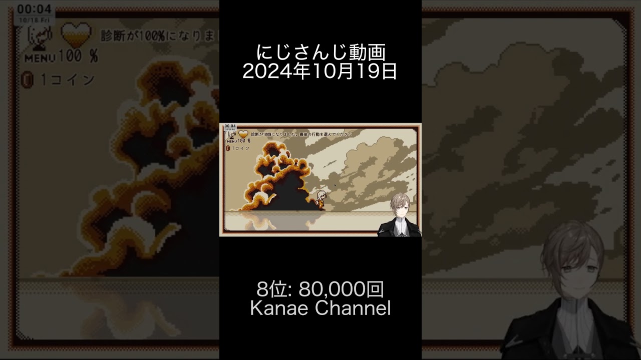 2024年10月19日 にじさんじ動画ランキング 8位: Kanae Channel