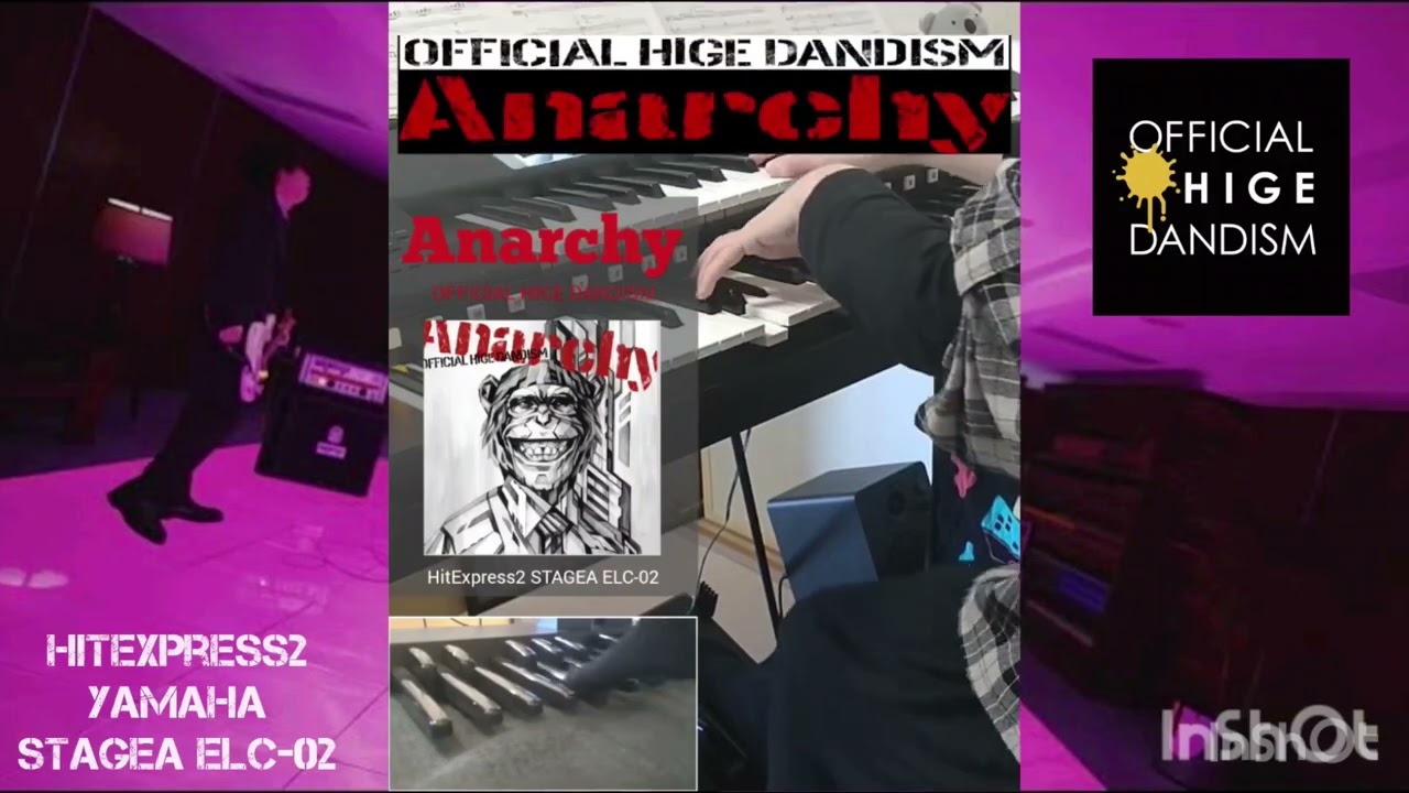 Anarchy｜Official髭男dism｜エレクトーン (上級)《HitExpress2/小林武》