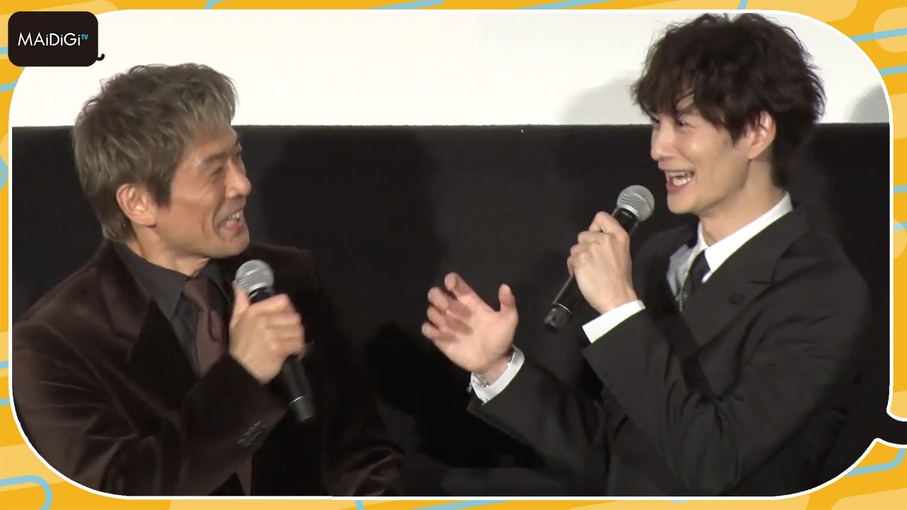 岡田将生、内野聖陽からの「可愛い」に大テレ！「ちょっと違う目線になってきてますけど……」　のツッコミも　映画「アングリースクワッド 公務員と７人の詐欺師」上映会