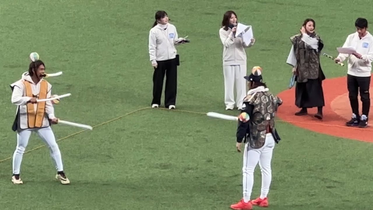 「先輩は叩けません…」古川雄大vs髙橋光成 チャンバラ一騎打ち【埼玉西武ライオンズサンクスフェスタ2024】