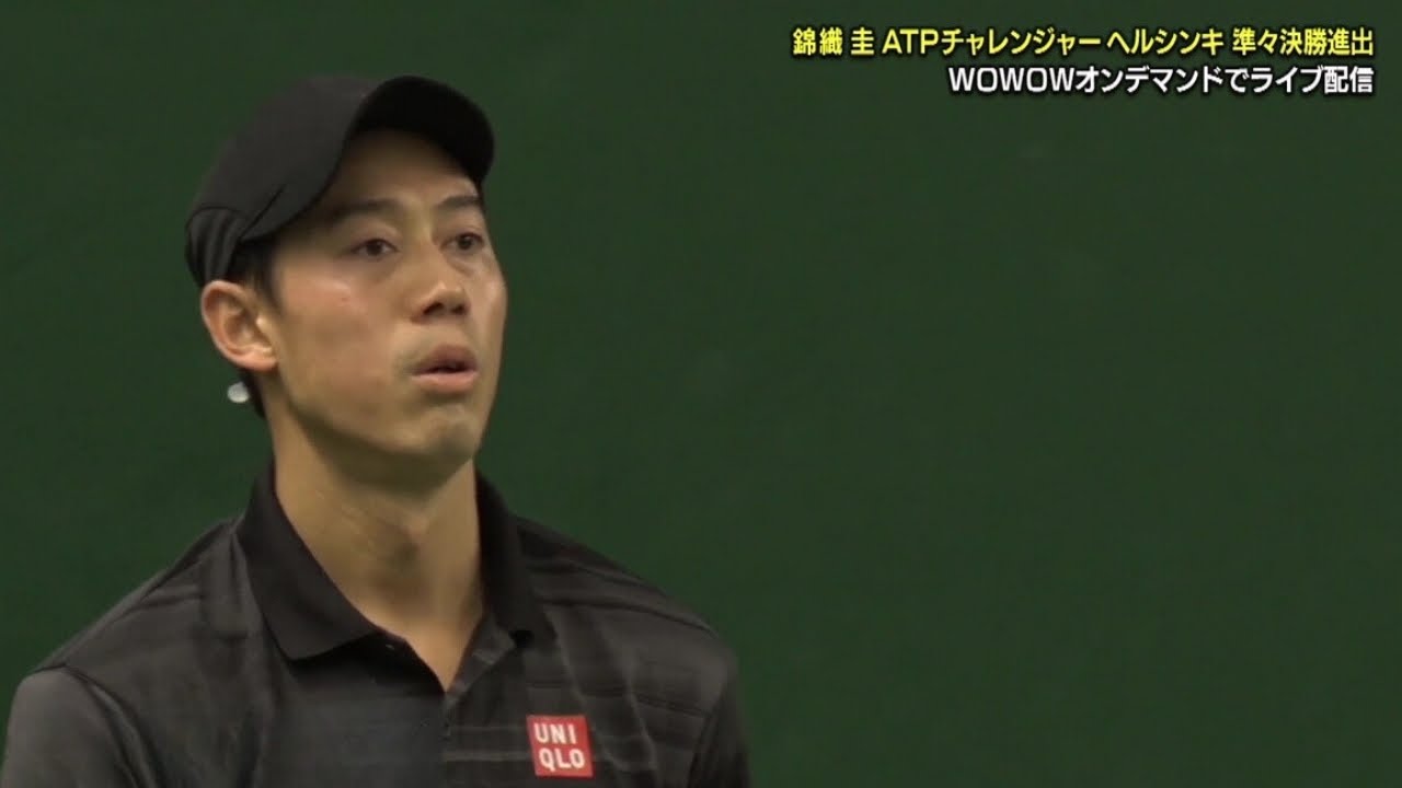 錦織 圭 vs J.キム 2回戦ハイライト│男子テニスATPチャレンジャー ヘルシンキ【WOWOW】