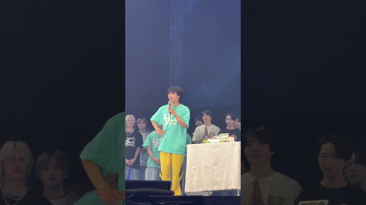 Livejack 2024 のリハーサルにて、誕生日を迎えるタクヤにサプライズが...💚