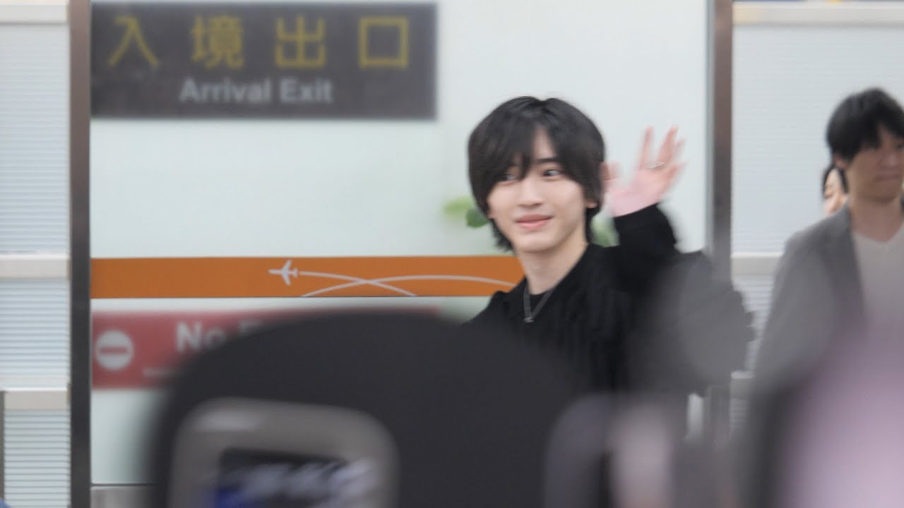 浪花男子(なにわ男子)西畑大吾、大西流星、道枝駿佑、高橋恭平、長尾謙杜、藤原丈一郎、大橋和也接機
