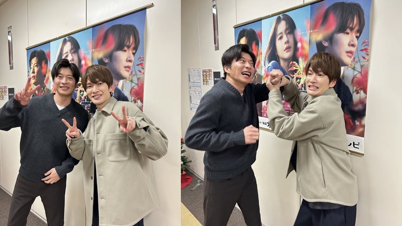 深澤辰哉と田中圭がじゃれ合う『わたしの宝物』オフショットが公開！「かわいい」「ドラマとのギャップすごい」の声