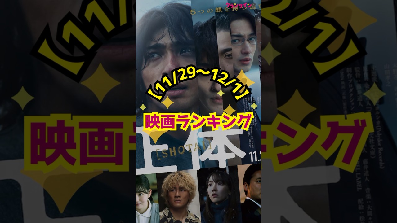 【11/29〜12/1】映画ランキング｜横浜流星主演『正体』が初登場首位！相葉雅紀が声優『PUI PUIモルカー』は5位発進 #shorts #正体 #横浜流星 #藤井道人 #モルカー #ルパン三世