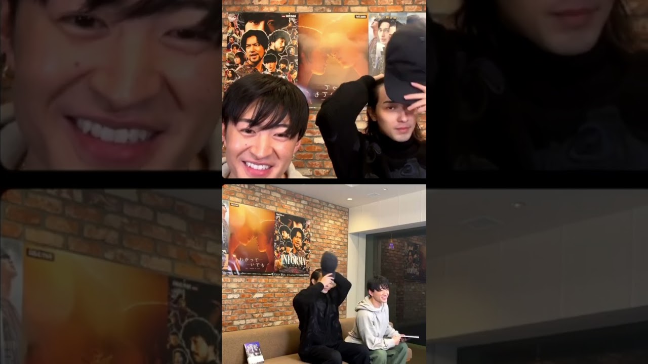 ryuseiyokohama/reosano 横浜流星/佐野玲於　instagram live/インスタライブ　2024/12/20