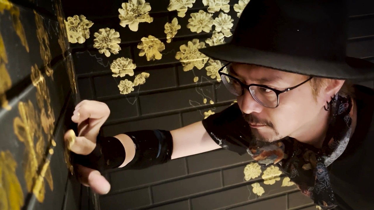 Vlog｜百花が咲き乱れる世界地図を描く｜ダイワロイネットホテル｜ある画家の日常 - RECODING of ART - KASHIHARA SHINPEI