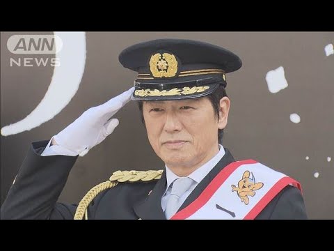 高橋克典さんが一日署長　「闇バイト」の危険性訴え(2024年12月27日)