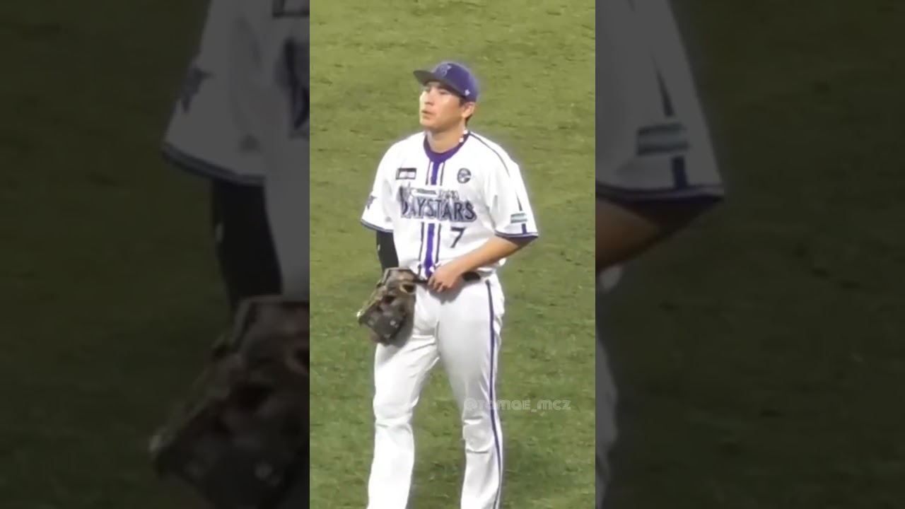 リクエスト中にセーフかアウトか佐野選手に聞くレフトの阪神ファン