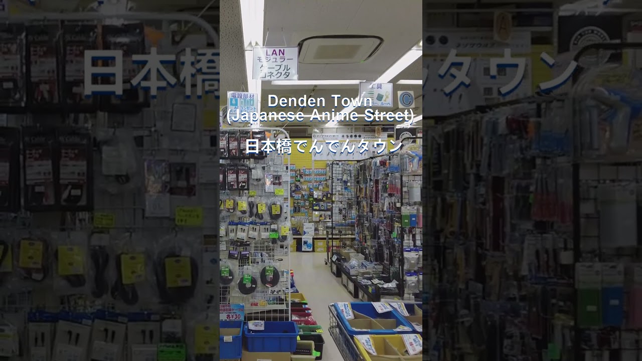 Denden Town(Japanese Anime Street) 日本橋でんでんタウン #shorts