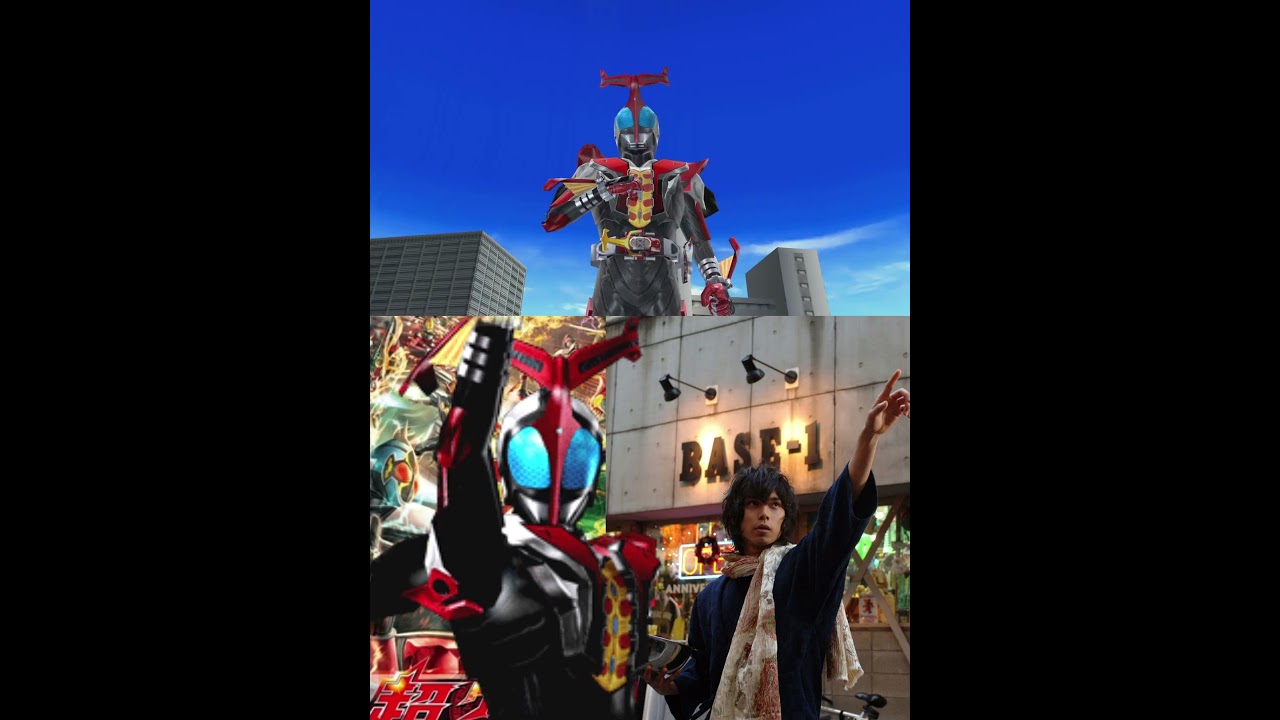 カブトハイパーフォーム(CV水嶋ヒロ) ハイパーライダーキック&マキシマムハイパーサイクロン