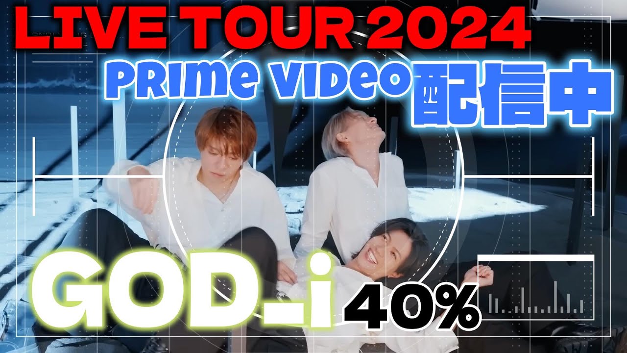 【Number i】配信開始LIVE TOUR 2024 40% GOD_i #平野紫耀 #岸優太 #神宮寺勇太 #Number_GOD_i #Number_i_LYs #amazon #prime