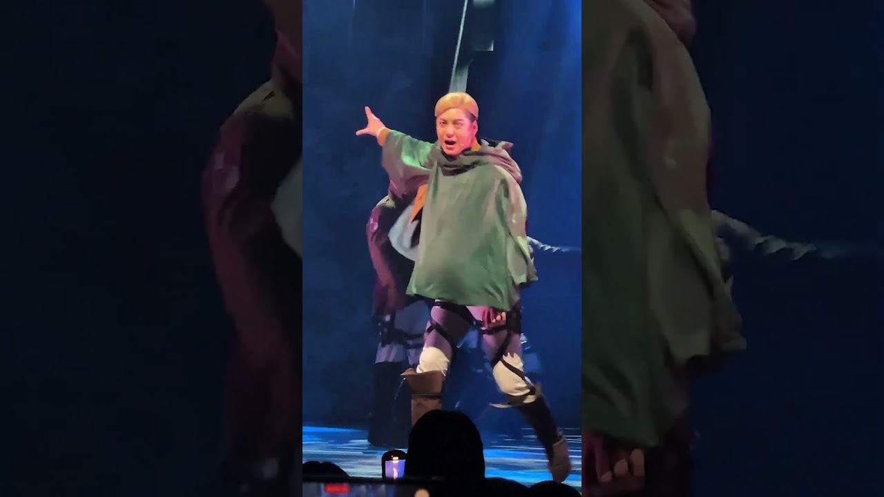 勇ましい歌声を壁内外に響かせる大野エルヴィン【進撃の巨人ミュージカル】25年1月13日ソワレ大阪