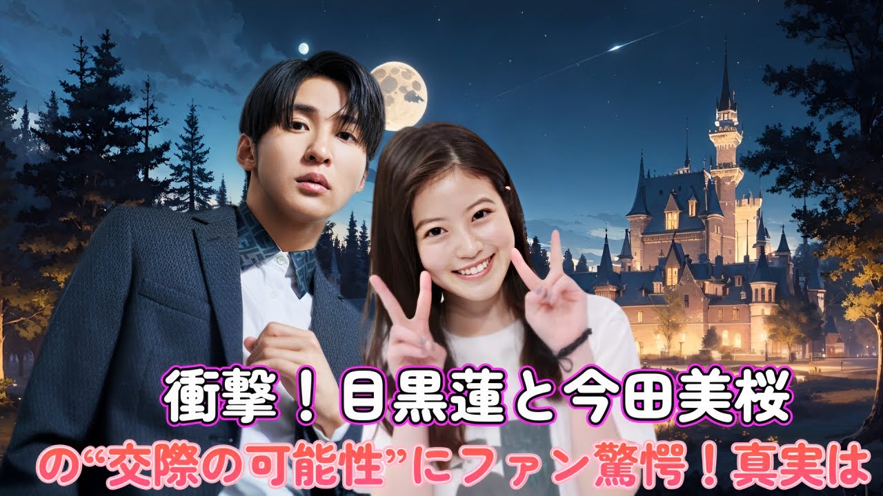 衝撃！目黒蓮と今田美桜の“交際の可能性”にファン驚愕！真実は？
