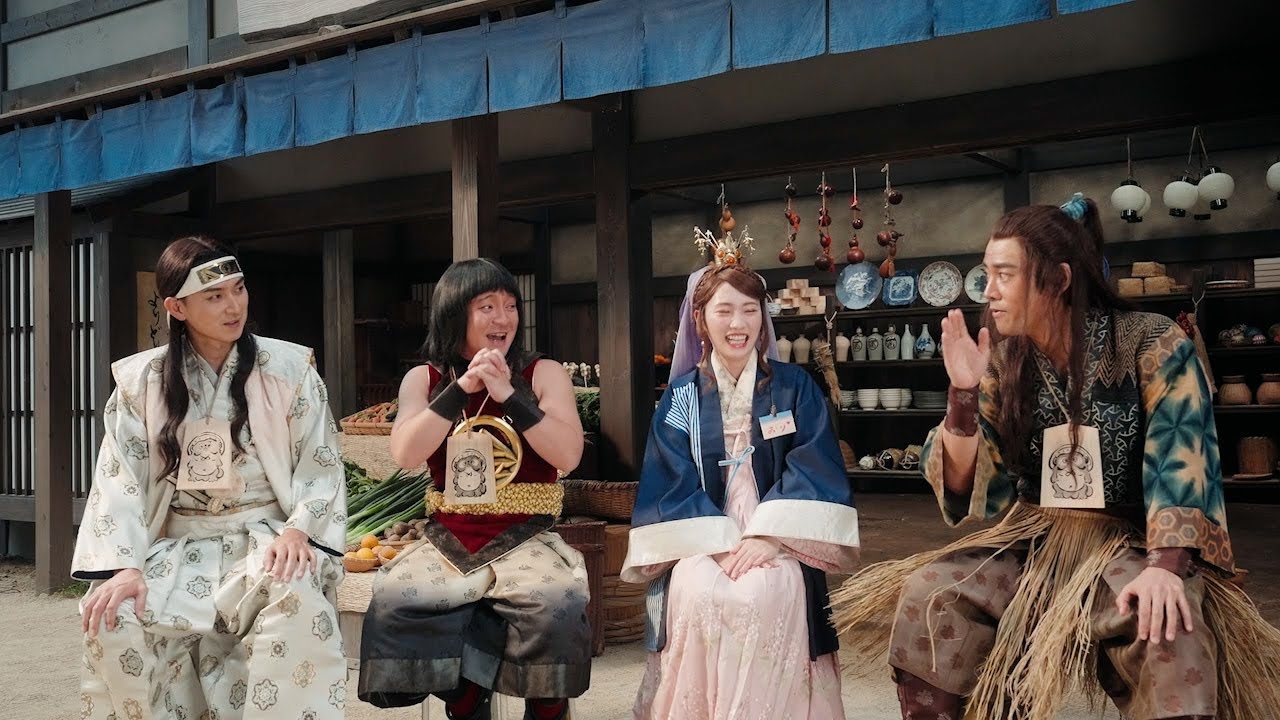 川栄李奈、桐谷健太の“7年越し”強烈エピソードに大爆笑！濱田岳＆松田翔太が思わずお手上げ「勝てませんこんな話！」　『Pontaパス』新TVCMau三太郎シリーズ最新作「あげすぎ謙信」篇