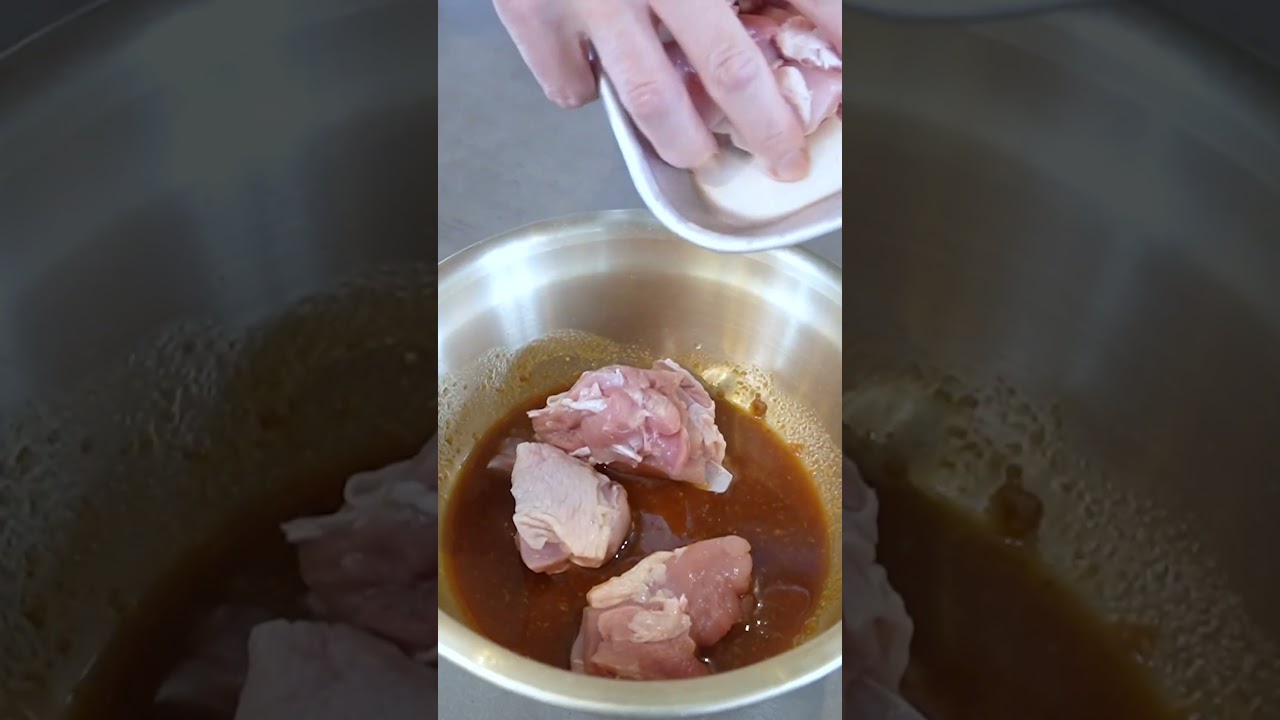 とにかくご飯がすすむ！鶏もも肉のねぎ味噌焼きの作り方　 #料理　#コウケンテツ 　#shorts