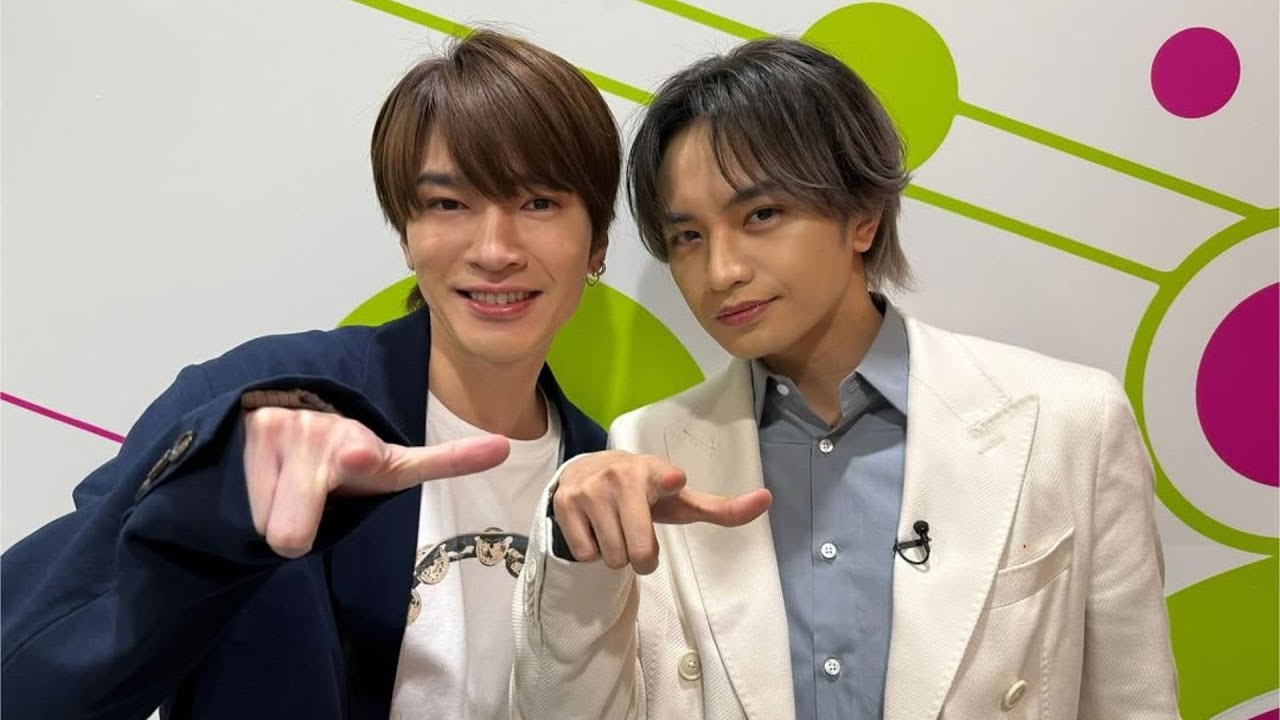 深澤辰哉＆中島健人が笑顔でピース！『ノンストップ！』ポーズも披露し「カッコ良すぎて一日幸せ」とファン歓喜