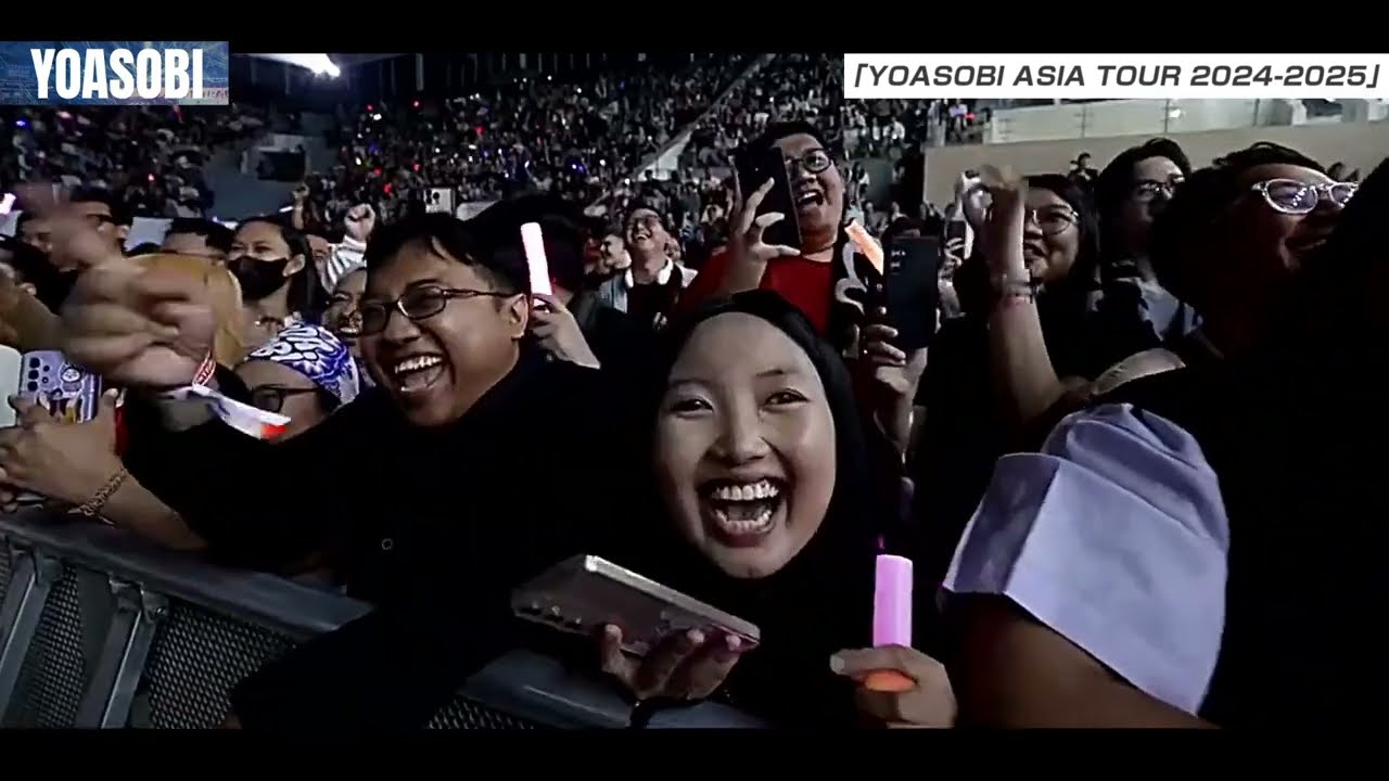 YOASOBIアジアツアー完走！シンガポールのファンと大合唱も