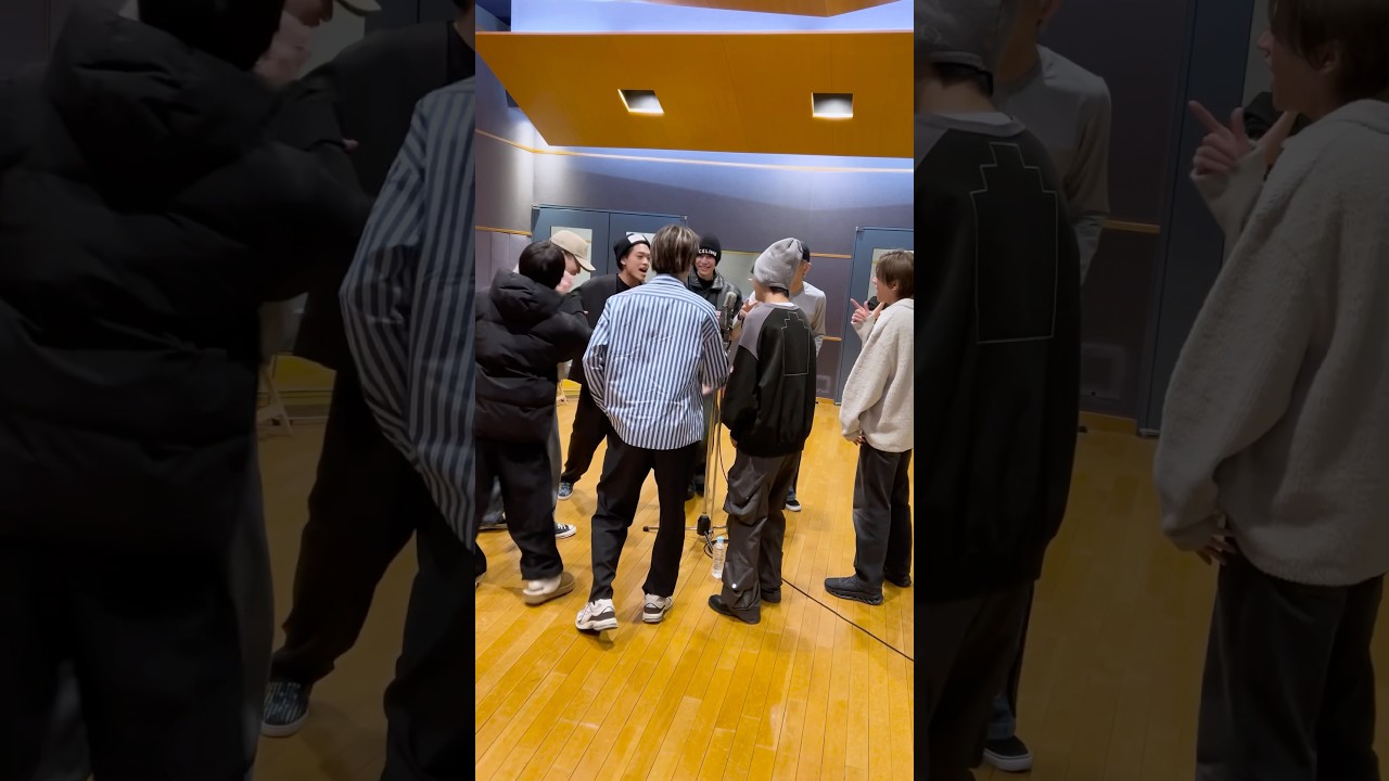 みんなでたのしく｢Rock this Party｣のレコーディング中🎤🎶 #timelesz_RtP#timelesz #タイムレス