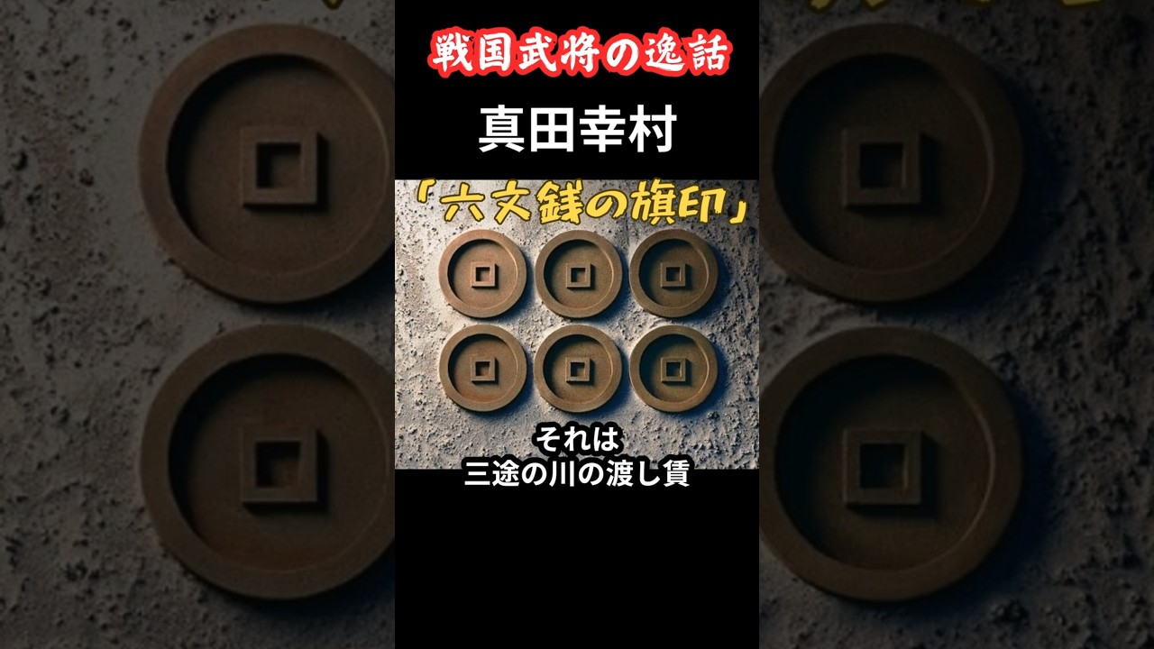 六文銭の旗印に見合う功績をのこす真田幸村　戦国武将の逸話　#shorts #歴史 #雑学 #大河ドラマ