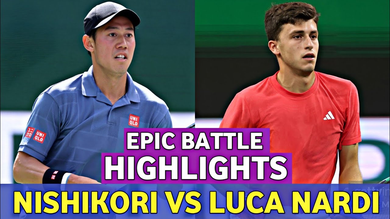 Kei Nishikori 錦織圭 vs Luca Nardi brilliant Tennis Match Highlights - Before Phoenix Open 2025 テニス