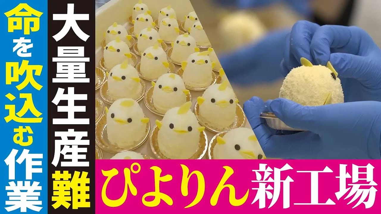 【ぴよりん工場に潜入】”ぴよりんができるまで”製造工程に完全密着　誕生秘話＆人気爆発のきっかけに迫る【工場へ行こうⅢその1】