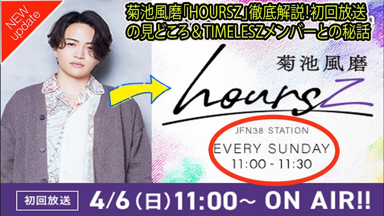 【Timelesz】菊池風磨「hoursz」徹底解説！初回放送の見どころ＆timeleszメンバーとの秘話