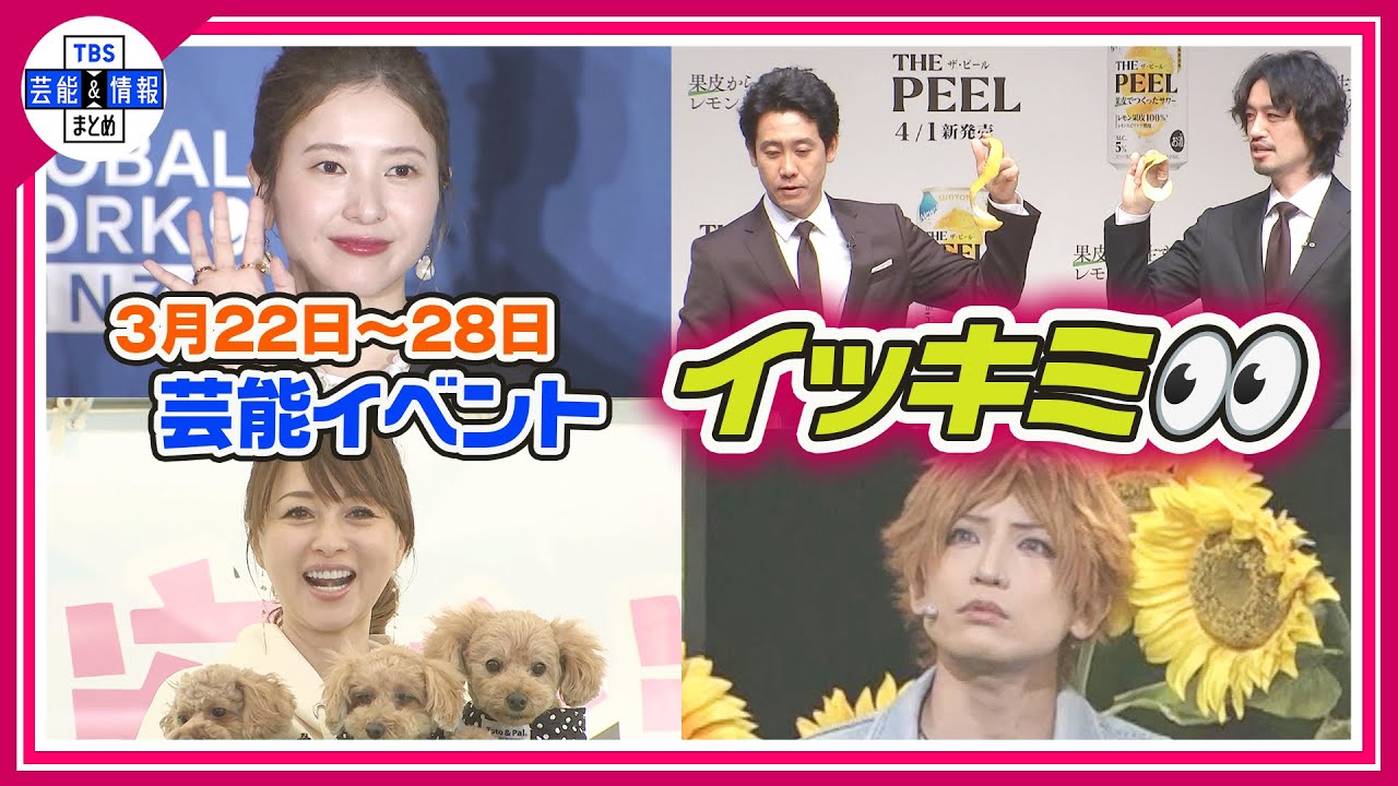 🔴Live🔴＜期間限定公開芸能＞芸能イベント【👀イッキミ👀】（３月２２日～３月２８日）