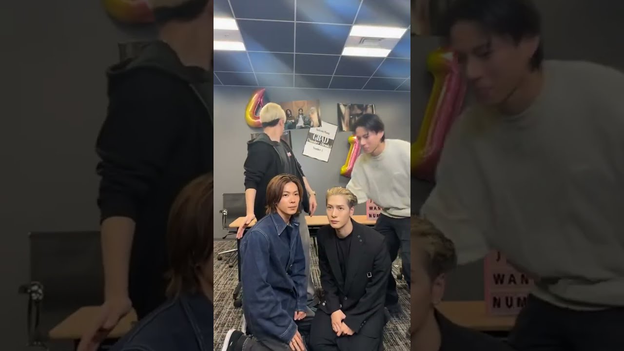 【Number_i&Jackson Wang】平野紫耀❤️岸優太💜神宮寺勇太💙2025/04/16 インスタライブ【反転処理】