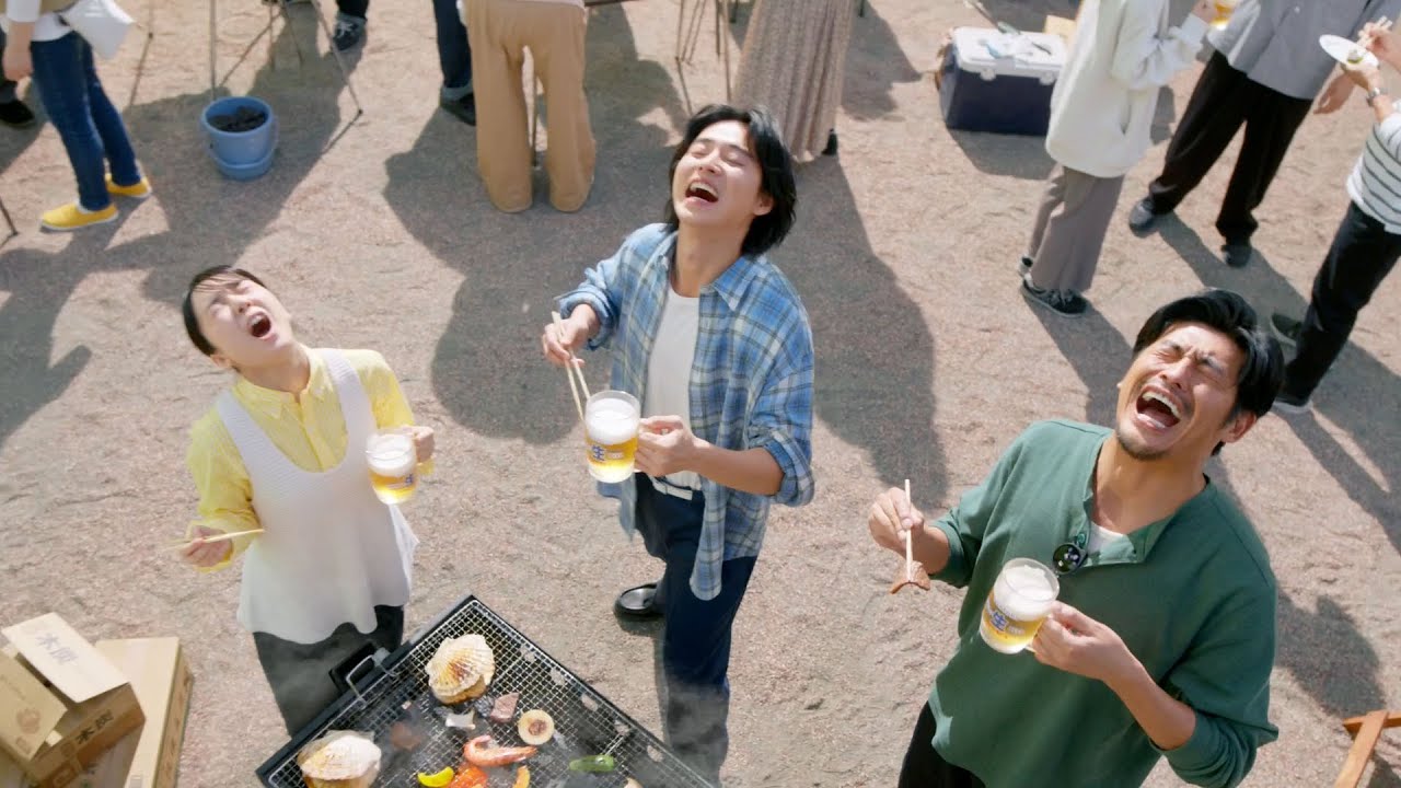 サントリー生ビール『生奉行』篇 30秒  山﨑賢人 上白石萌音 坂口憲二  西島秀俊