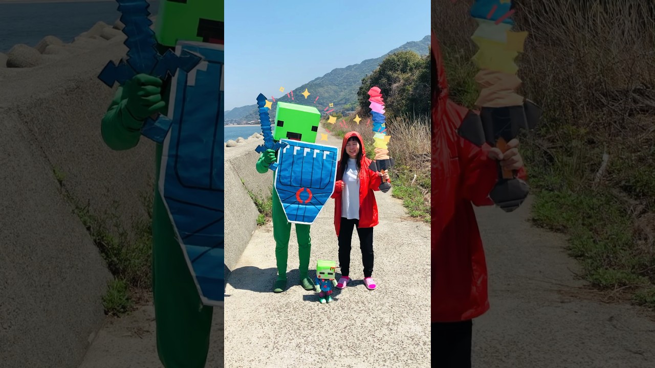 まいぜんシスターズ実写版/ピンチのちびゾンビ🧟を助けた結果⁉️