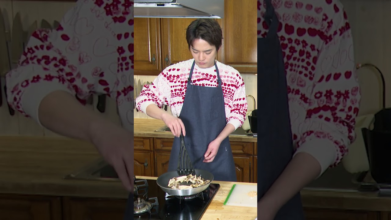 【未公開】黙々クリームハンバーグ作り【中山優馬】_short