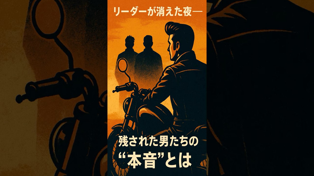 舘ひろし脱退――“恩義と本音”の狭間で揺れた、村山一海と佐藤秀光 #クールス #舘ひろし脱退 #shorts