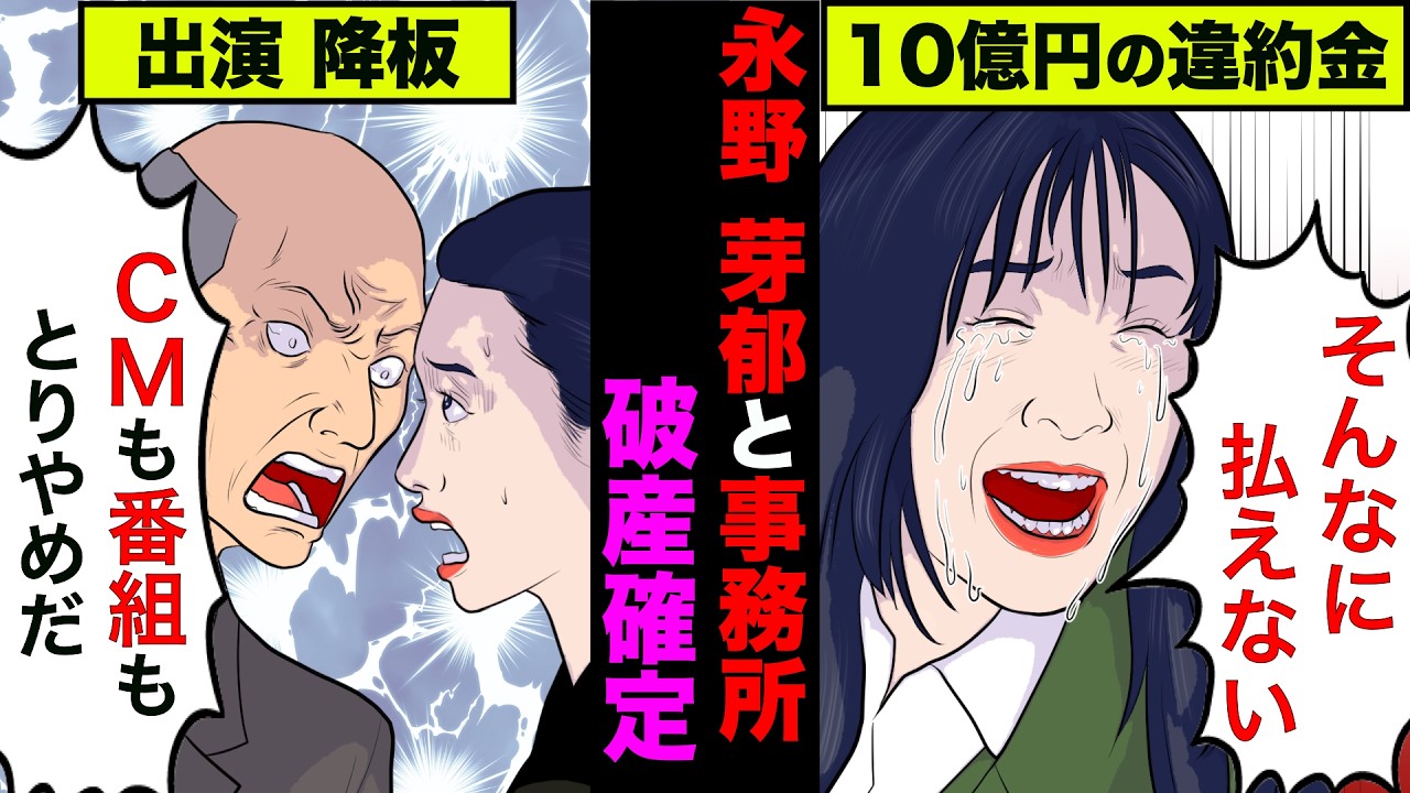 永野芽郁が違約金10億円で事務所と共に破産！田中圭の嫁からの慰謝料に驚愕【アニメ】【漫画】【実話】