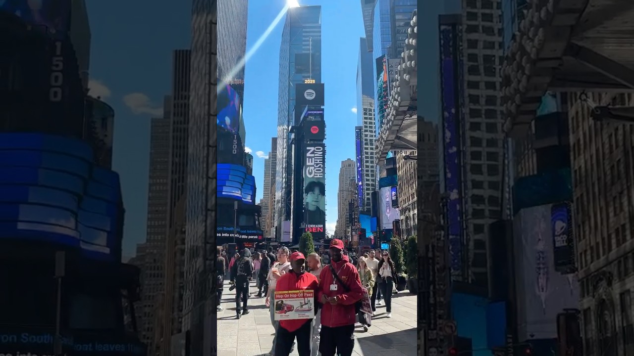 星野源タイムズスクエアで発見！ #timessquare #nyc #spotify #星野源　#hoshinogen
