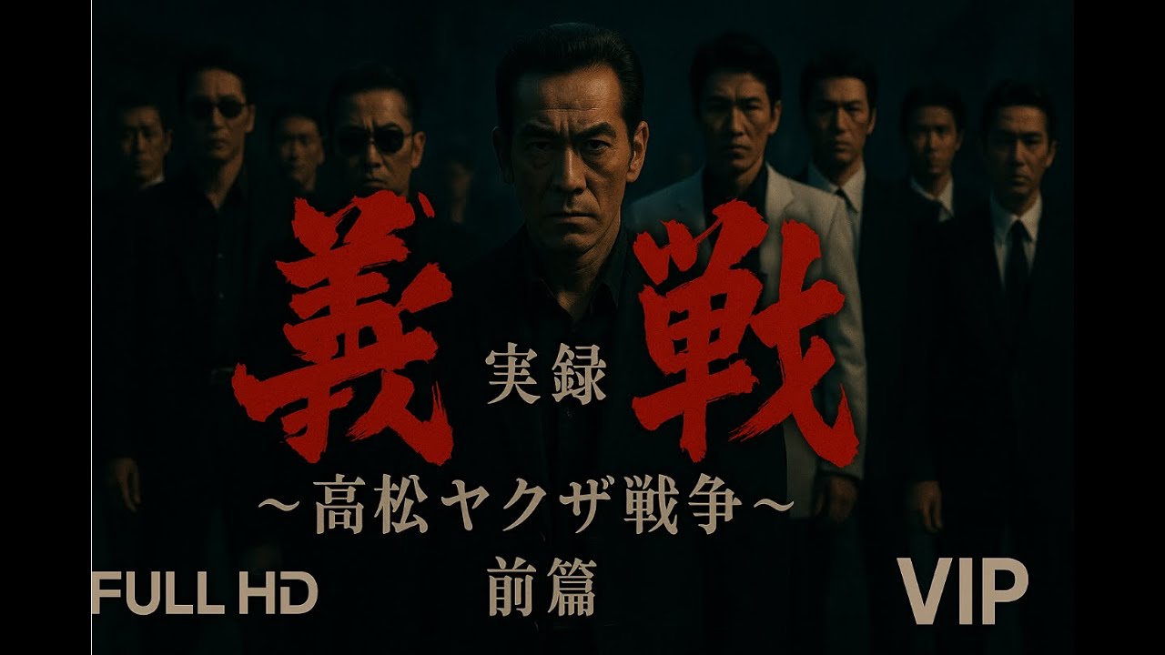 「ヤクザ映画」実録 義戦⑤ 〜高松ヤクザ戦争〜 前篇【遠藤憲一・小沢仁志・清水宏次朗】Full HD 4K 2025