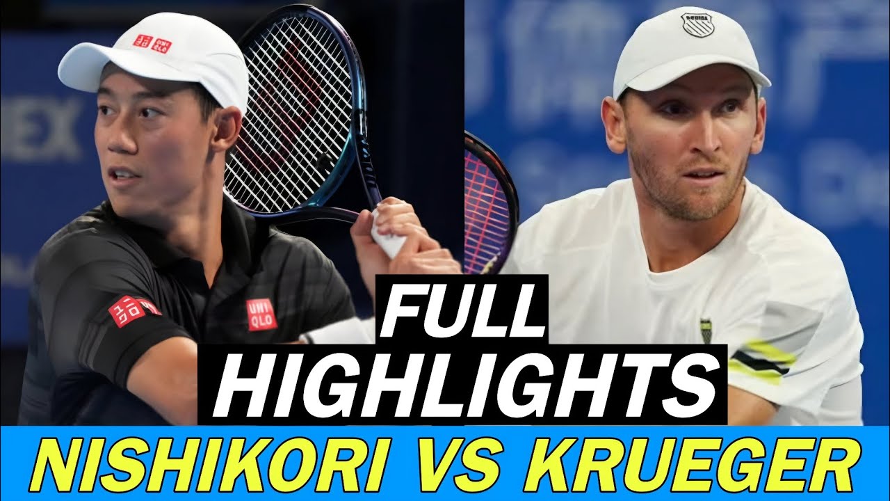 Kei Nishikori 錦織 圭 vs Mitchell Krueger Full Highlights | Tennis Match (HD)