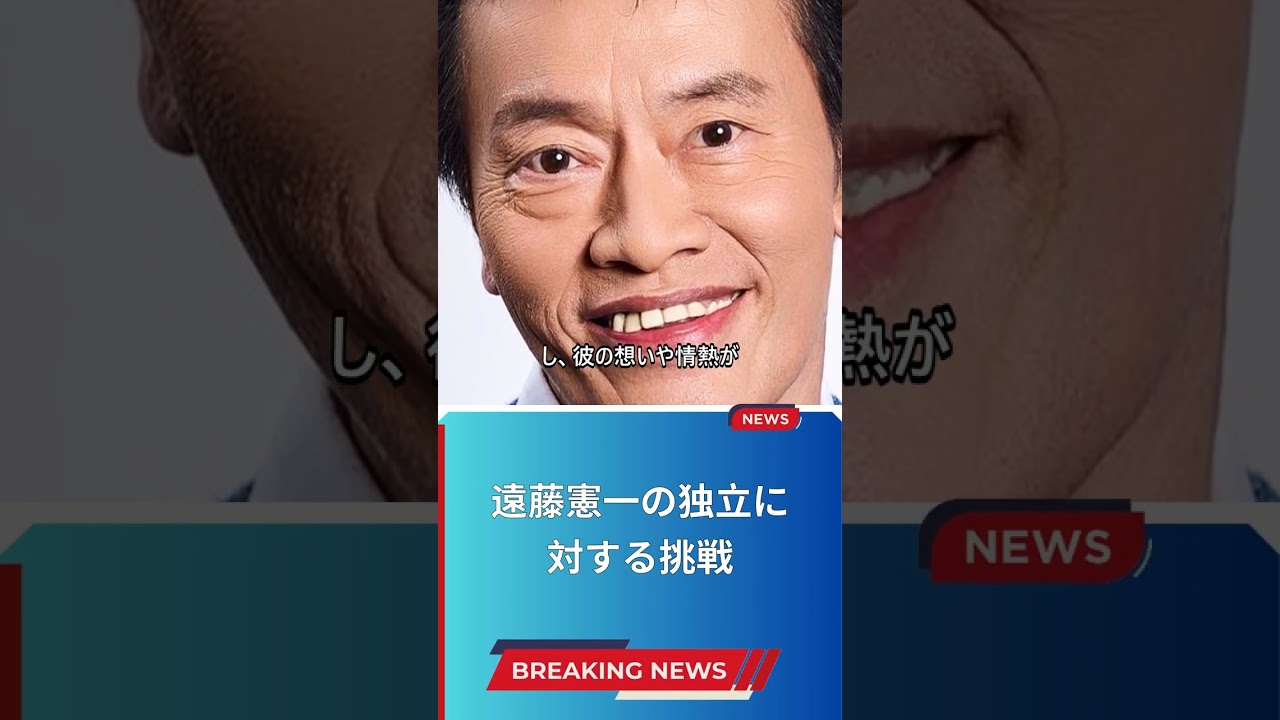 遠藤憲一の独立に対する挑戦