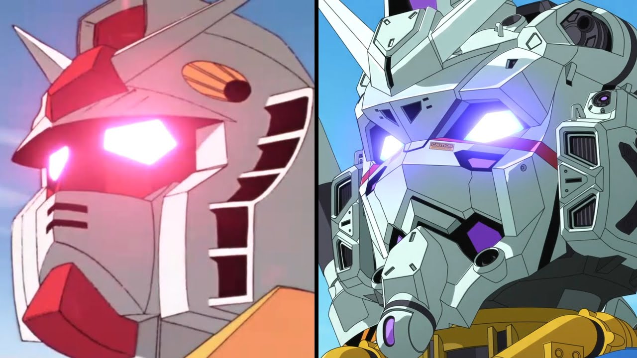 RX-78 Gundam 1st Launch & Fight (1979 VS GQuuuuuuX Comparison)[Amuro Char ガンダム ジークアクス アムロ シャア 出撃 比較]