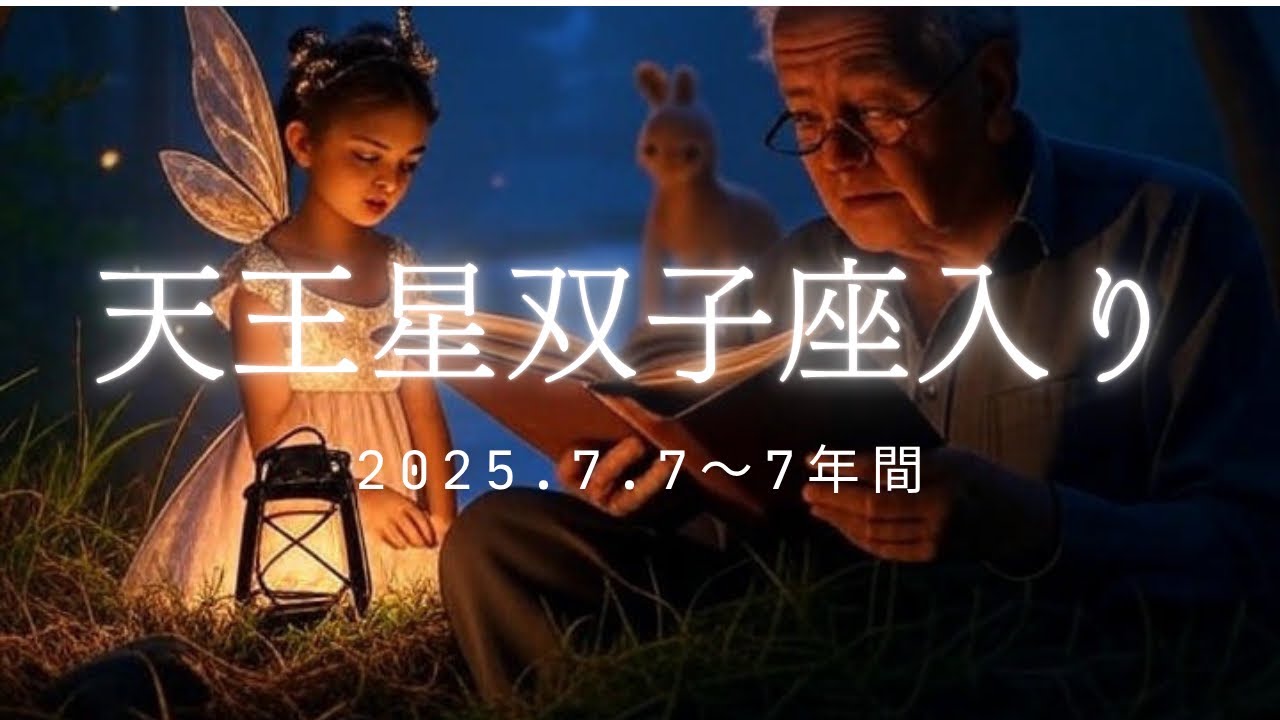 【天王星双子座入り】2025.7/7〜7年間について「学び移動コミュニケーションの大きな変化」📝