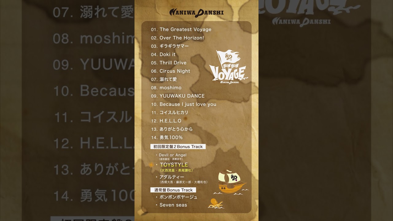 #なにわ男子『TOYSTYLE（#大西流星・#長尾謙杜）』- 🗺️ 4th アルバム「BON BON VOYAGE」⛵️ きまぐれ試聴ダイジェスト