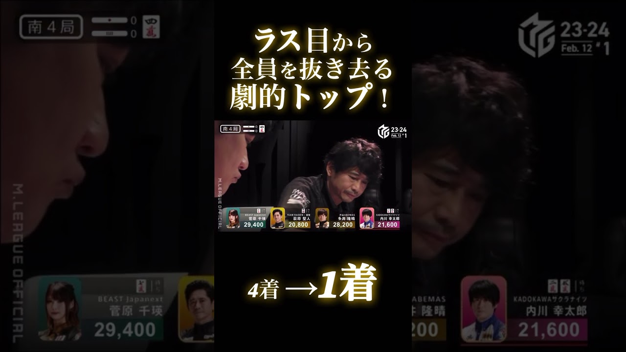 萩原聖人p⚡️魅せた…！ラス目から大逆転！