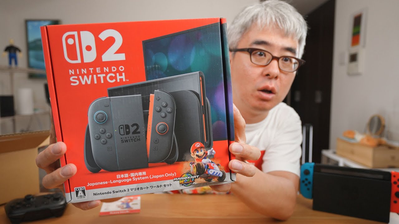 【速報】ニンテンドースイッチ 2 買えたよ！開封して、マリオカートワールドやってみるよ！ / Nintendo Switch 2