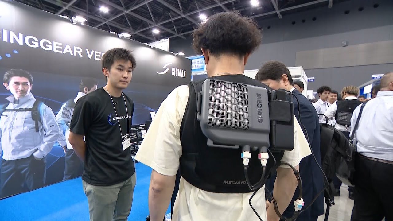 職場での熱中症対策義務化で熱視線･･･体感型の「猛暑対策展」出展企業は倍増　注目は「ウェアラブル」「エコ」